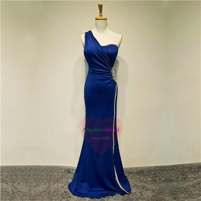 Royal Blue Chiffon Prom Dresses P1527