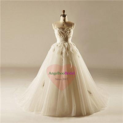 A Line Princess Wedding Dresses WD1513