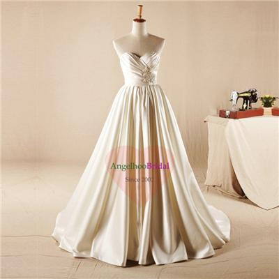 Princess Satin Wedding Dresses WD1561