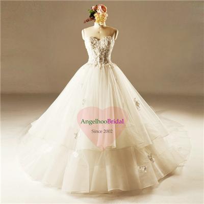 Sweetheart Ball Gown Wedding Dresses WD1503