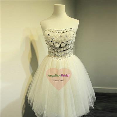 Beaded Short Bridesmaid Dresses BM1508