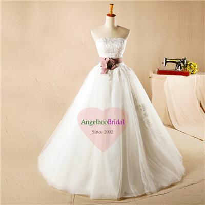 Floor Length Tulle Ball Gowns WD1524