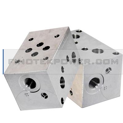 Aluminum Precision Manifold Block, China OEM Factory, ISO-certified Factory