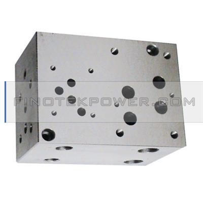 Hydraulic manifolds valve steel manifold block, used in the power hydraulic industry