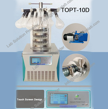 Lyophilization Equipment Vacuum Freeze Drying Machine With ISO & CE