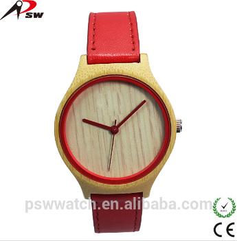 Custom Logo Bamboo Watch