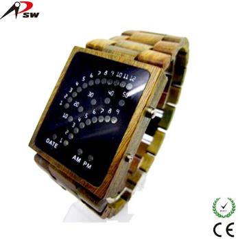 Digital Wood Watch
