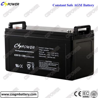 12V120ah Deep Cycle Lead Acid Battery for Lighting and Security