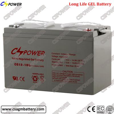 Rechargeable 12V100ah Solar Power Gel Battery UPS Battery for Solar