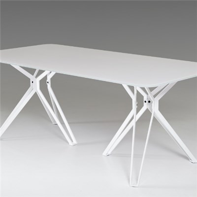 White Glass Dining Table Top
