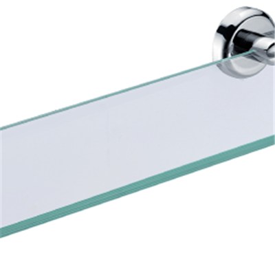 Wall Clear Oval Shape Glass Shelves For Living Room