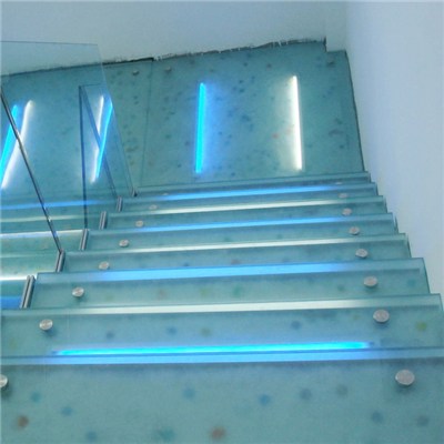 Frosted Tempered Glass Stairs Staircase Steps