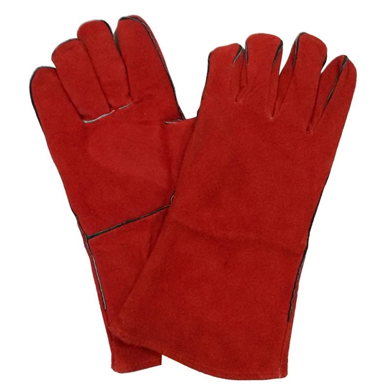 Welder glove cow split leather gloves