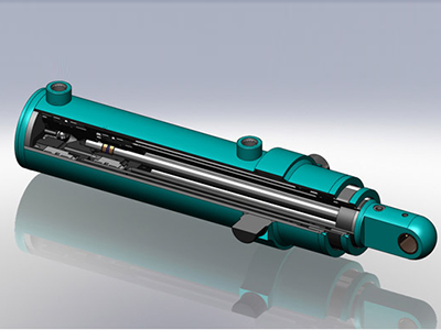 Multi-Stage Telescopic Hydraulic Cylinder For Agriculture