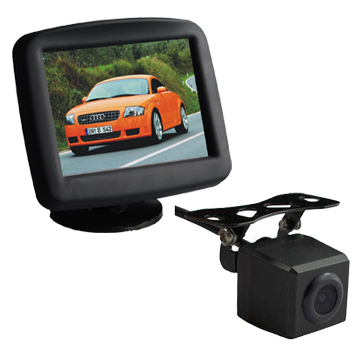 3.5 Car Rearview System With Stand-Alone Monitor And Mini Camera BR-OML3501