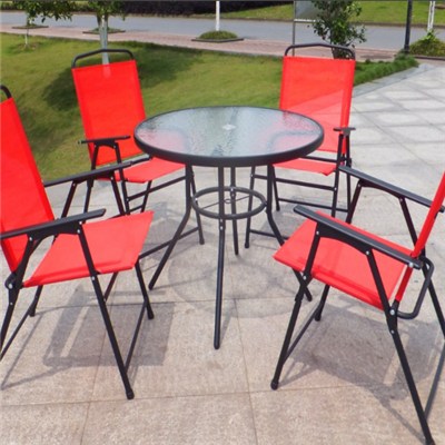 Wholesale Patio 5PCS Dining Table Set Garden Chair And Table Set Made In China