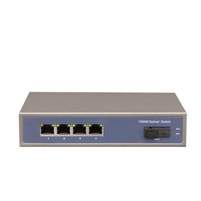 1000Mbps 1 Port Sc + 4 Port RJ45 Full Gigabit Switch (SW0401SC-3)