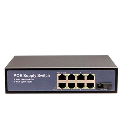 8FE POE + 1SC CCTV Network POE Switch (POE0801SCB)