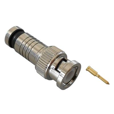 BNC Male Compression Connector For RG6 Cable / CCTV Connector (CT5081/RG6)