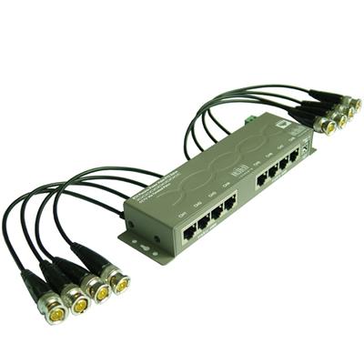 4ch CCTV UTP Power Video Data Combiner Balun (PVD308)