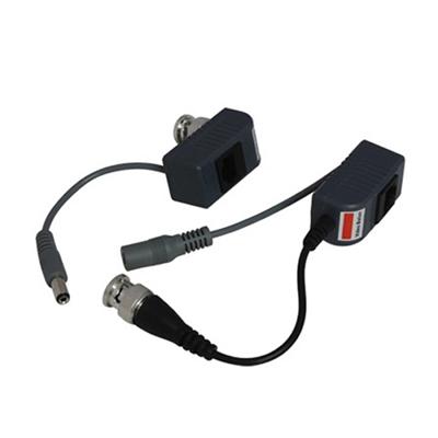 1 Channel Video Balun With Power Over Cat-5 For CCTV Cameras (VB213&A)