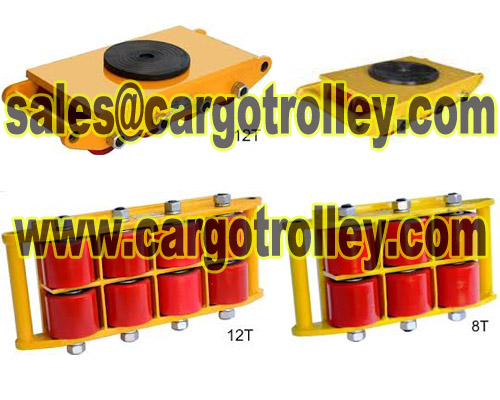 Transport trolley applied on moving and handling loads