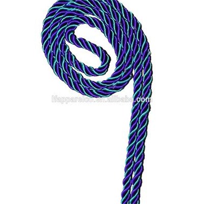 Twisted Honor Cord For Graduation(Purple/Green)