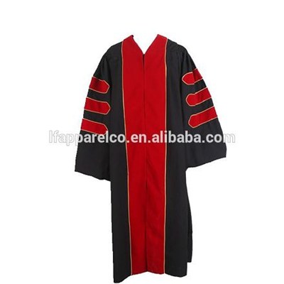 Doctoral Graduation Gown Of Velvet