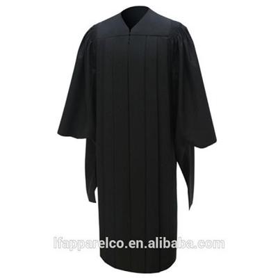 Deluxe Master Graduation Gown Hood In Black Color