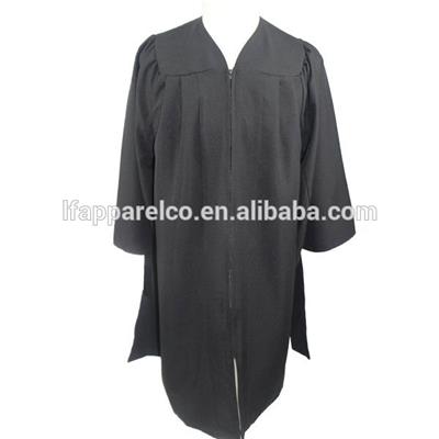 Master Graduation Gown-Black Color