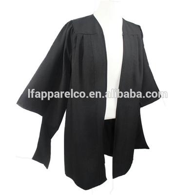 Customized Graduation Gown- Master In Black Color