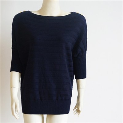 Summer 3/4 Sleeve Knit Sweaters