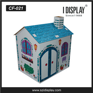 Custom Design Painting Cardboard Playhouse For Kids DIY Painting