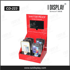 2016 Pop Counter Top Cardboard Display Stand LCD With Video Player For New Products Lauch