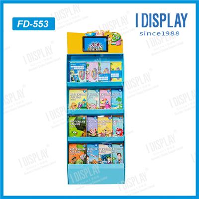 POS Cardboard Pallet Stationery Display Stand For Retail