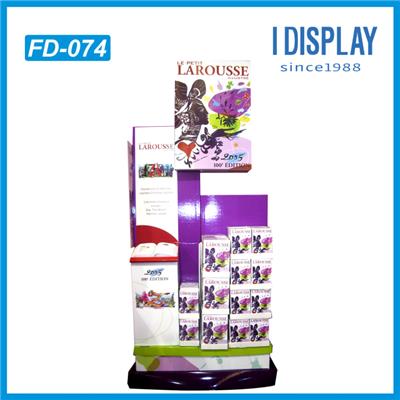 China Supplier Floor Advertising Cardboard Display Stands For Books And Pens