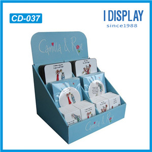 Eye Catching Retail Cardboard Counter Standing Display For Stores