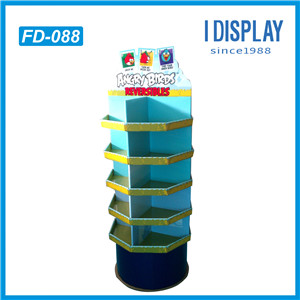 Low Cost High Quality Paper Flooring Display Stands For Toys