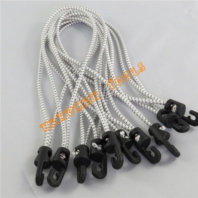 Factory Elastic Bungee Cord with One Plastic Hook