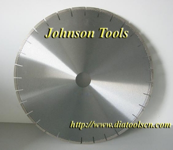 Laser welded saw blade for marble.