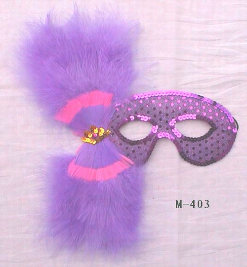 lovely feather masks for sale - Made in China M-403