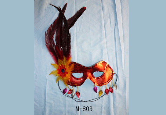  便宜的羽毛面具出售 - 中国制造M-803