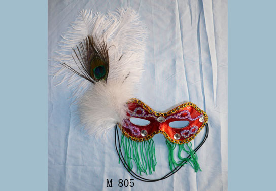 Cheap feather masks for sale - Made in China M-805