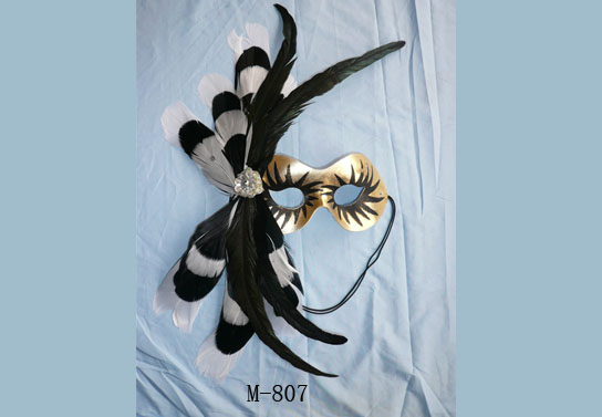  便宜的羽毛面具出售 - 中国制造 M-807