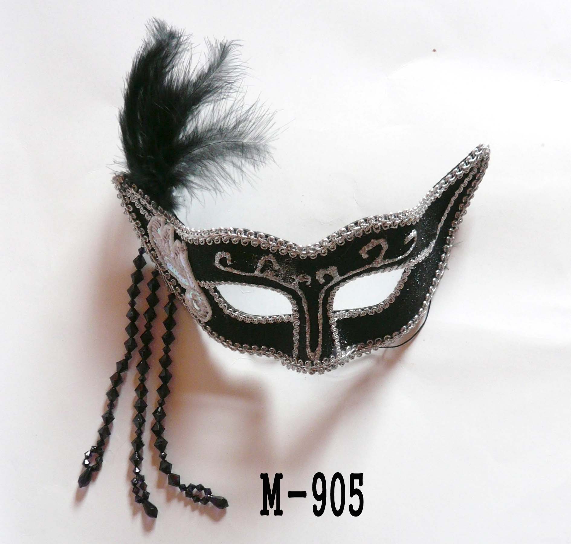  便宜的羽毛面具出售 - 中国制造 M-903