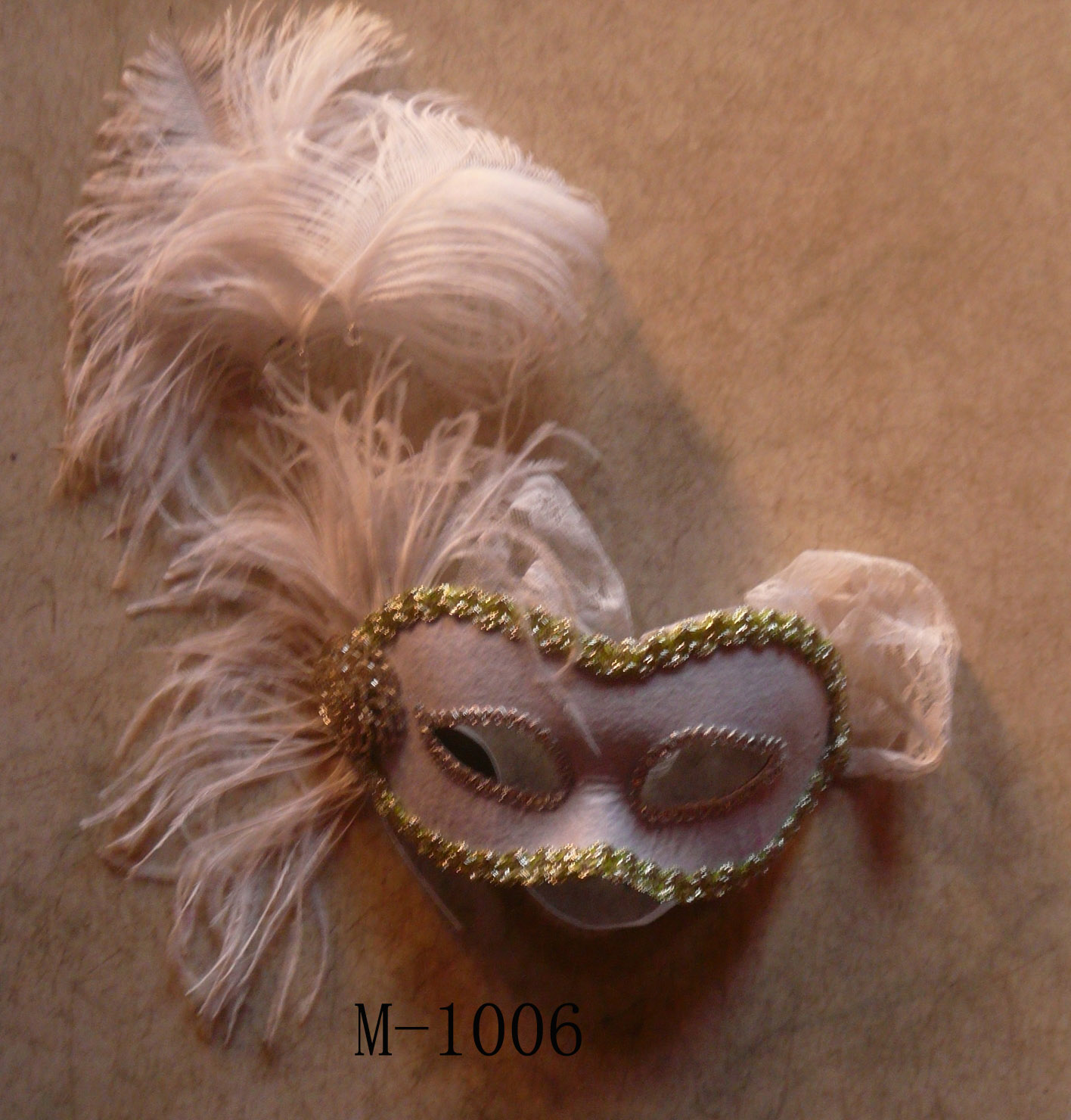 Cheap feather masks for sale - Made in China M-1006