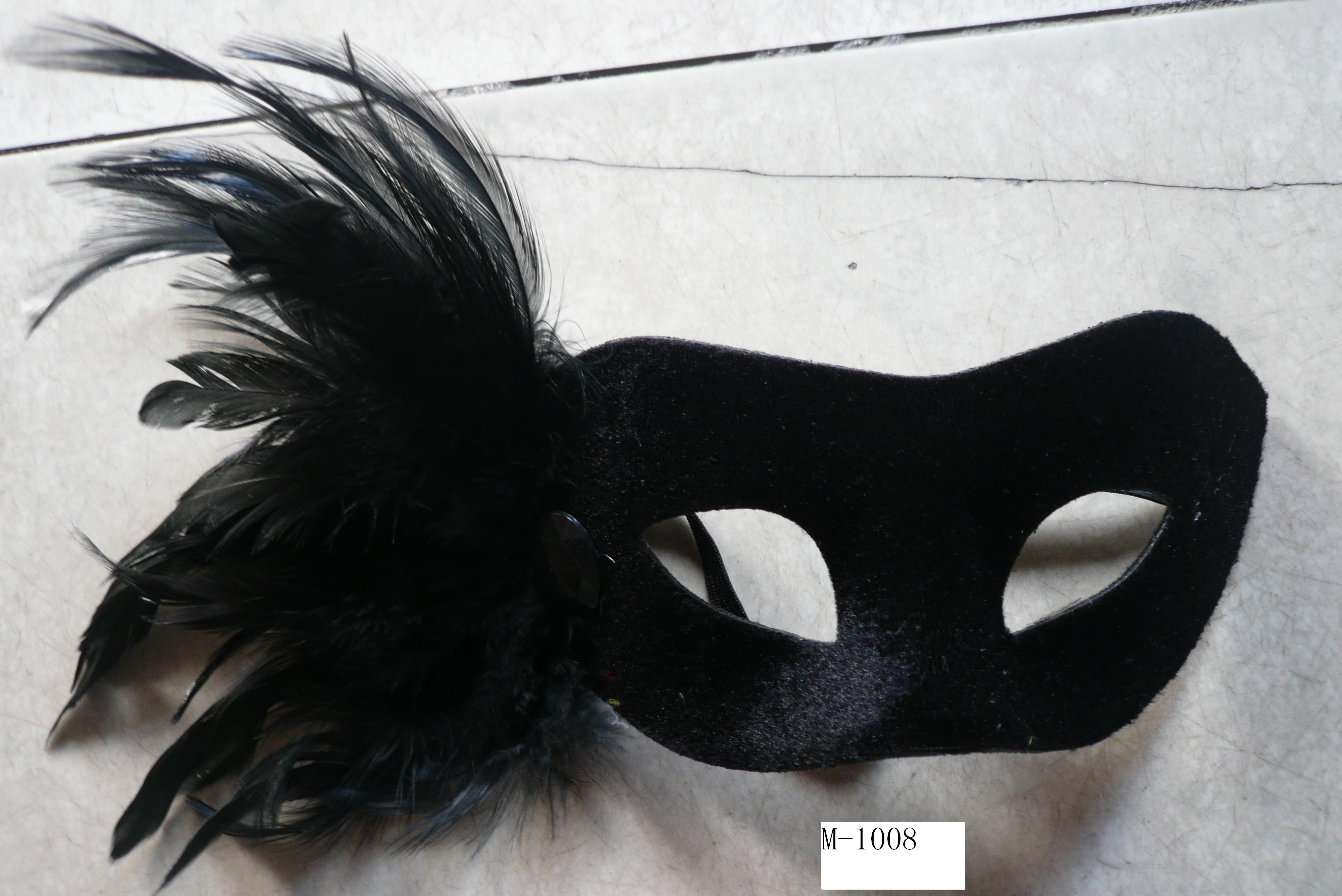 Cheap feather masks for sale - Made in China M-1008