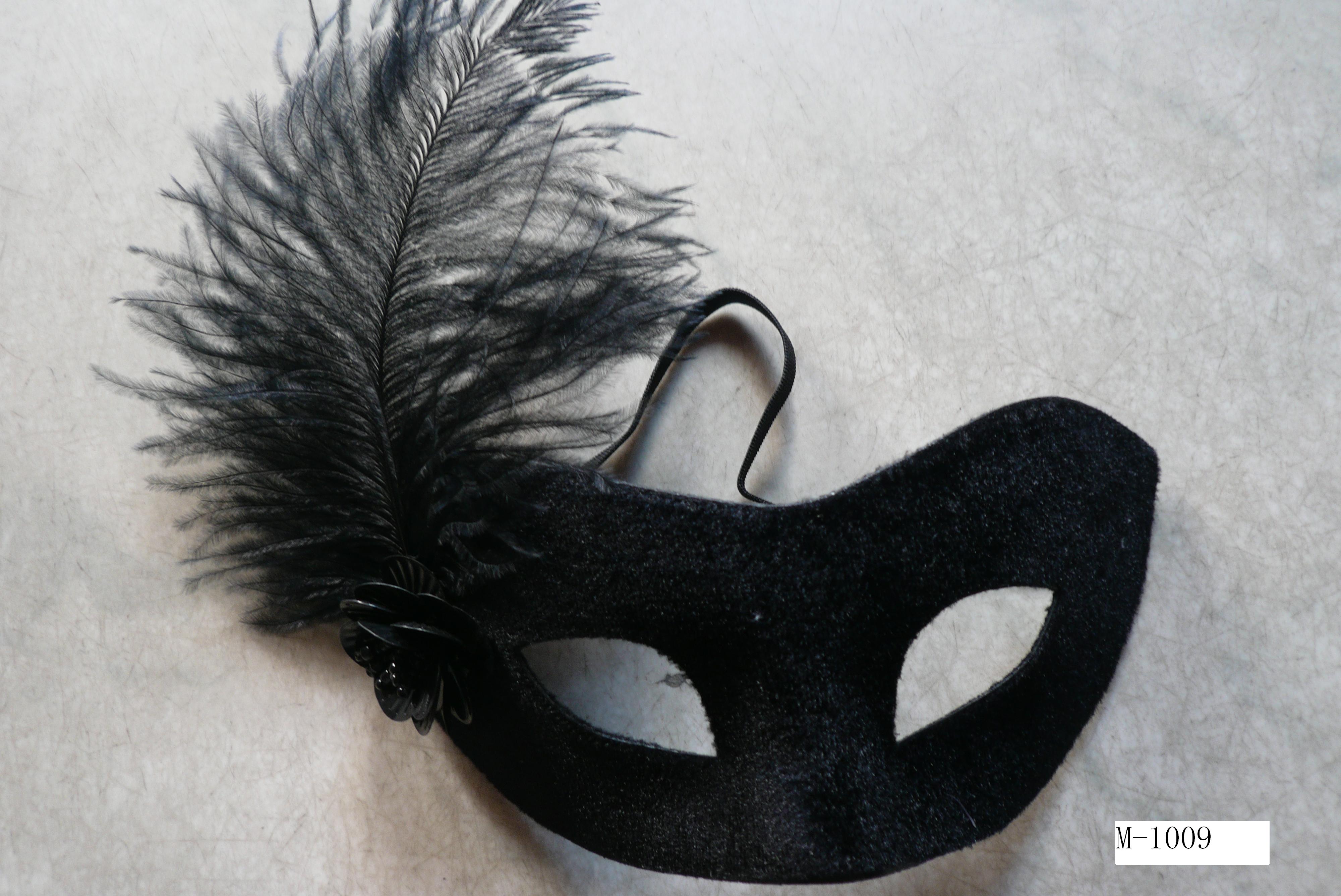 Cheap feather masks for sale - Made in China M-1009