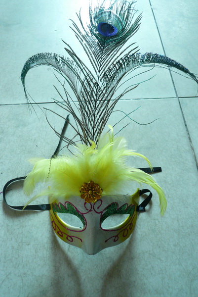 Cheap feather masks for sale - Made in China M-1012 