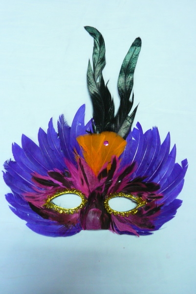 Cheap feather masks for sale - Made in China M-1020